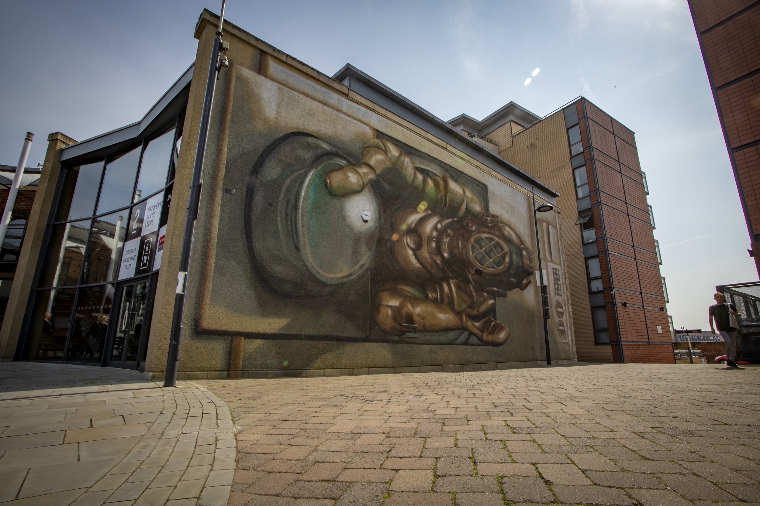 Washing Marine mural