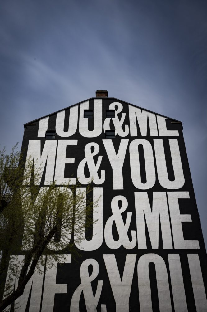 You & Me, Me & You by Anthony Burrill