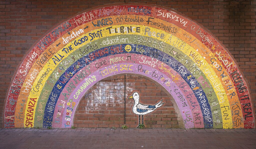Rainbow of Hope by Seagulls Reuse - credit Carl Milner Photography for Visit Leeds