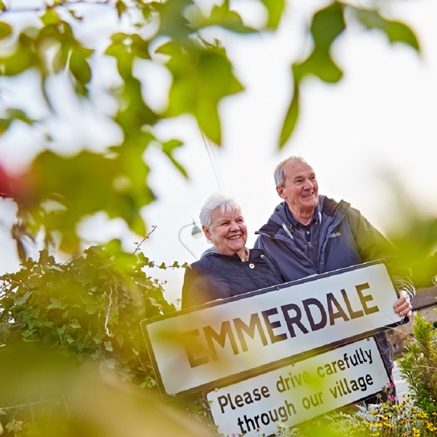Picture of couple visiting the Emmerdale Experience