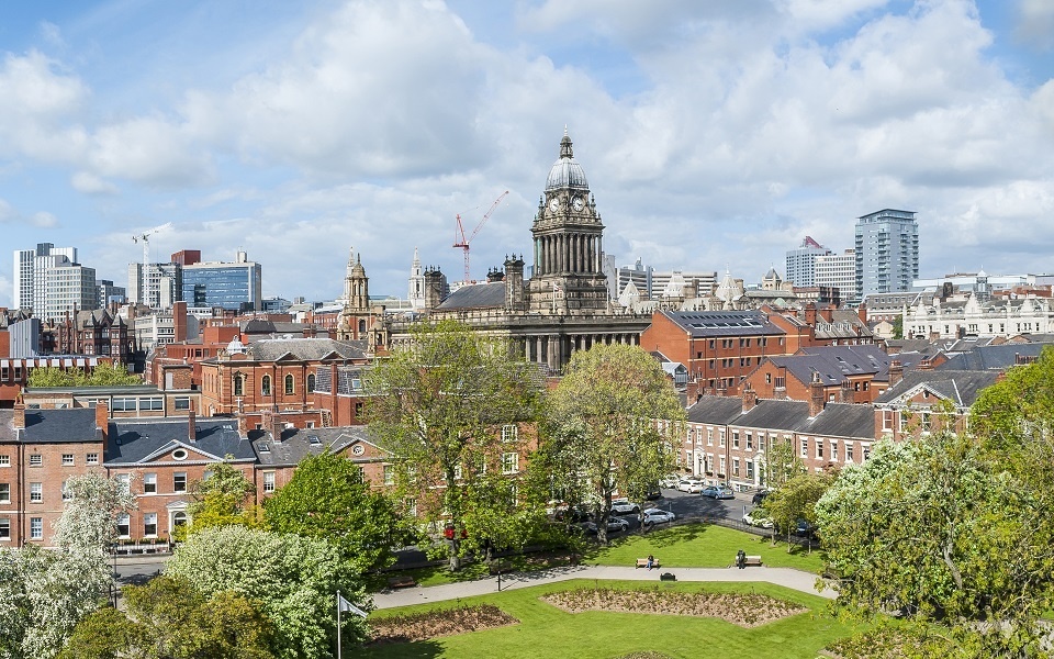 Picture of Leeds City Centre skyline from Park Square
