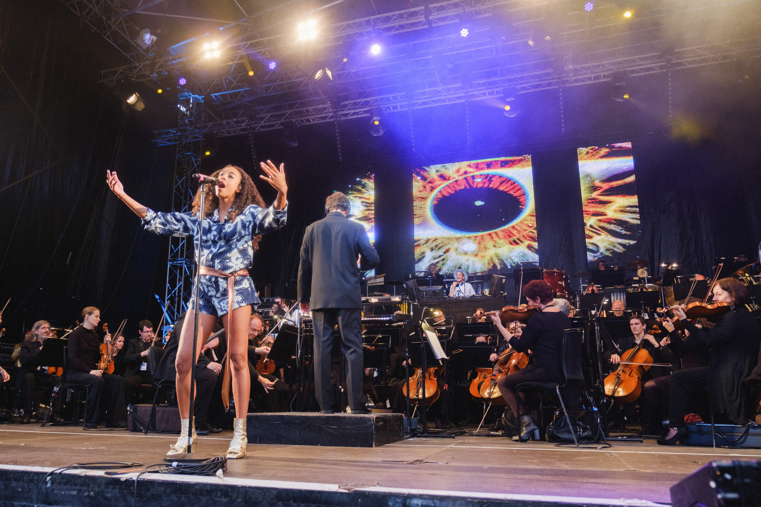 Siger performs as part of Opera North in th city performance