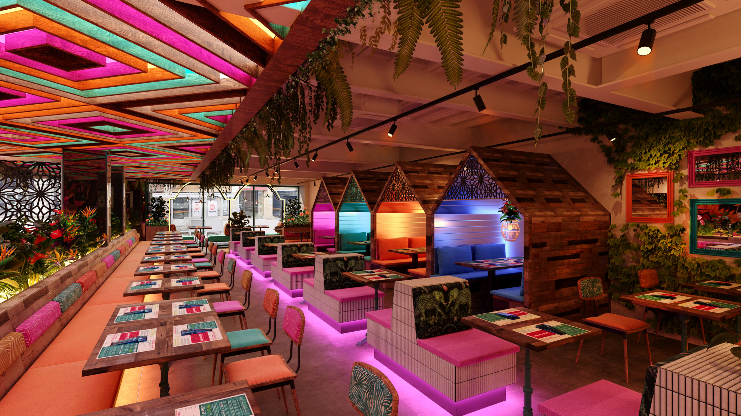 tamatanga Leeds restaurant interior