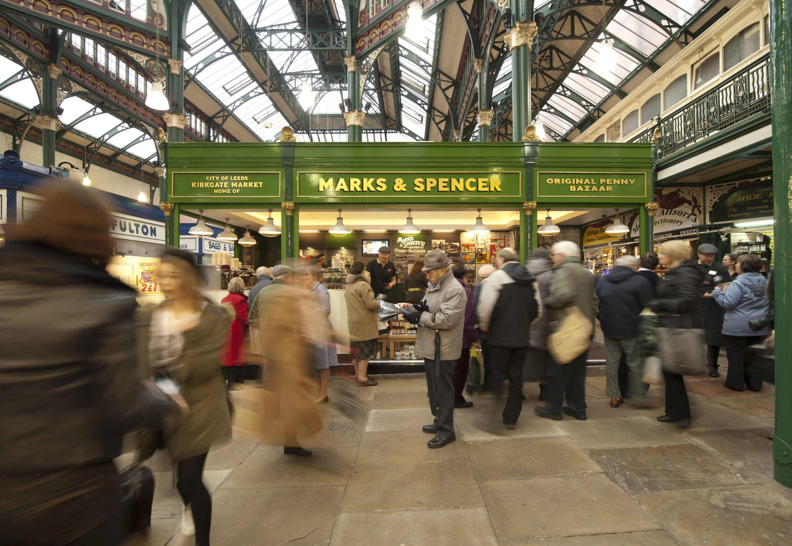 MS Kirkgate market stall - The Marks & Spencer Company Archive