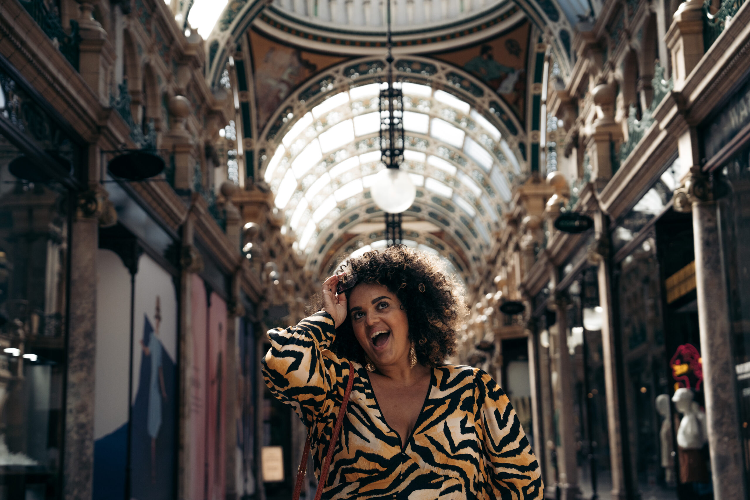 Laura Bartlett, shopping in Leeds, Victoria Quarter