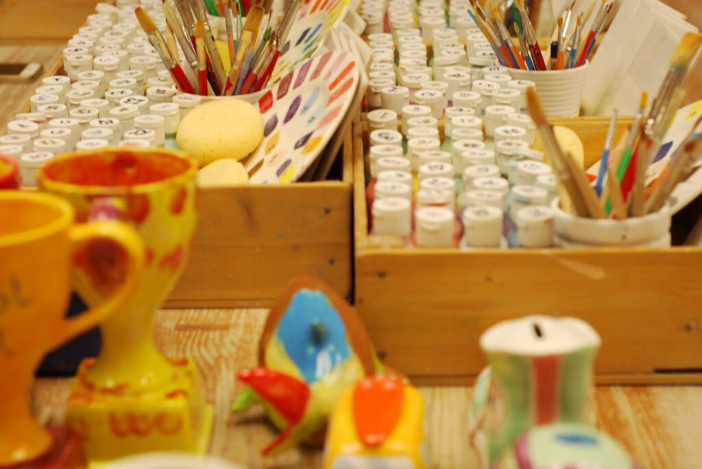 Picture of Art and craft materials at Jackrabbits Pottery