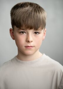 the headshot photograph of a child actor