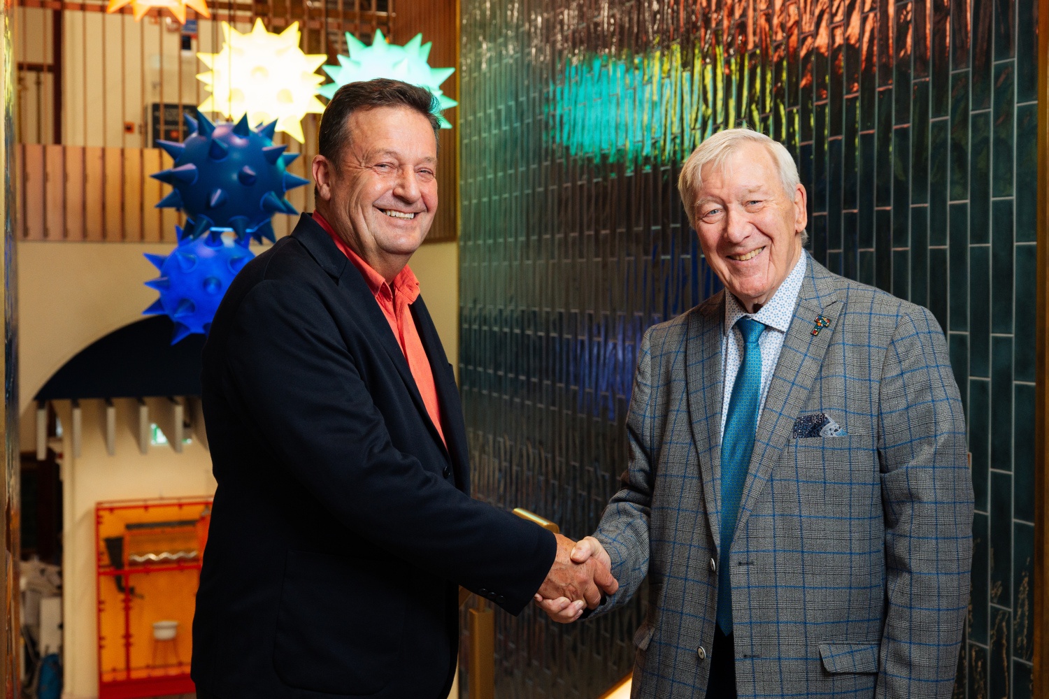 two men shaking hands